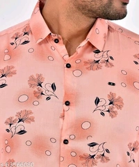 Full Sleeves Printed Floral Causal Shirt - M