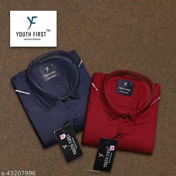 Comfy Fashionable Men Shirts - L