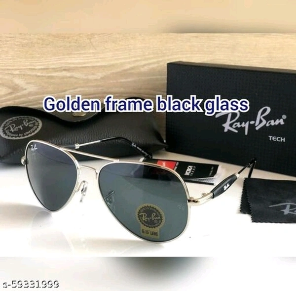 Adhvik Unisex Black Color Square Half Rim Sunglass Inspired from Shahid Kapoor and Sahil Khan Sunglasses