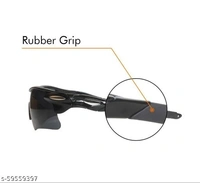 Unisex Sports Sunglasses (Black) For Cricket, Cycling, Running and many more Games