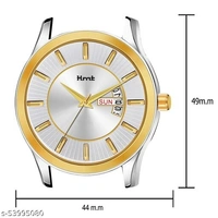 EHMT HM-336-SILVER DAY AND DATE ANALOG WATCH FOR MEN.