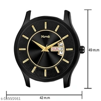 EHMT HM-336-BLACK DAY AND DATE ANALOG WATCH FOR MEN.