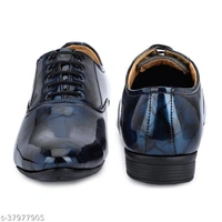 PAYGOOD Men's Red Partywear Patent Lace up Formal Shoe - 9