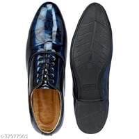 PAYGOOD Men's Red Partywear Patent Lace up Formal Shoe - 10