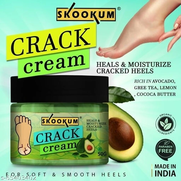 Skookum Foot Crack Cream For Dry Cracked Heels & Feet (50gm)