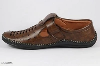 Attractive Men's Brown Sandals - 10