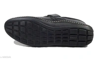 Ethnic Men's TPR Black Casual Shoes - 8