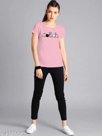 Combo Trendy Glamorous Women Tshirts - S