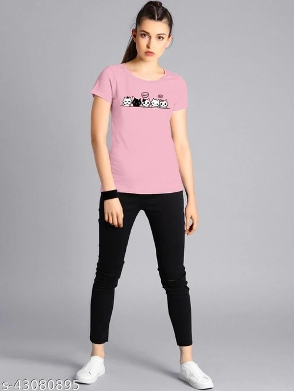 Combo Trendy Glamorous Women Tshirts - S