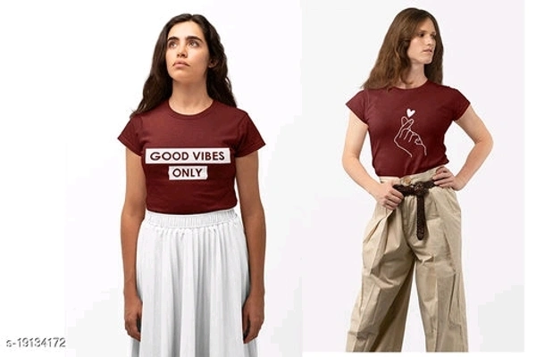 Comfy Latest Women Tshirts - XS