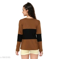 BI FASHION Women's colorblocked designer T-shirts - M