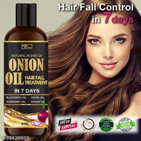 Sqincare Onion Hair Oil 7 Day Challenge for Hair growth (Pack of 1)