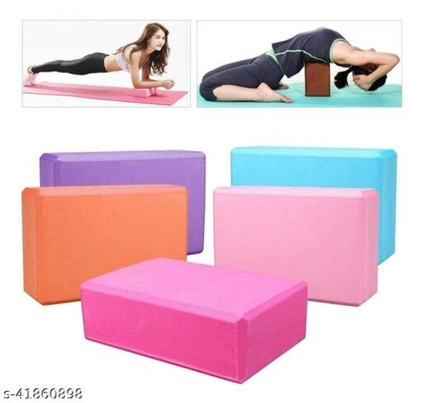 iVee international® Yoga Block EVA Foam to Support and Deepen Poses, Improve Strength and Aid Balance and Flexibility (Set of 2)
