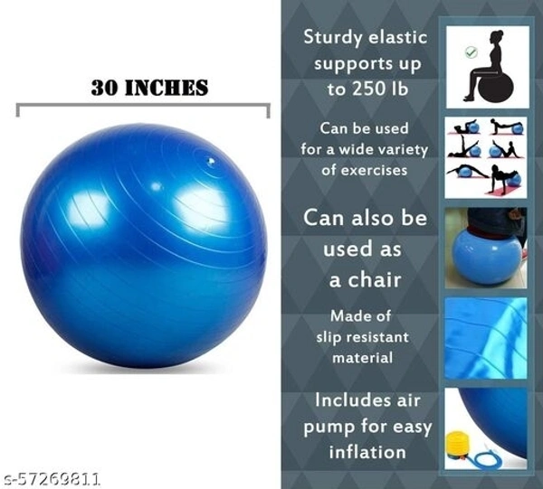 UNIQUE INDIA  Gym Ball Fitness Exercise Yoga Ball Gymnastic Ball Anti Burst Exercise Balls