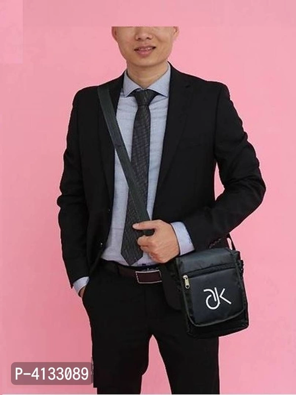 ADK Black color Silb-Messenge Bag-AD-BAG-002