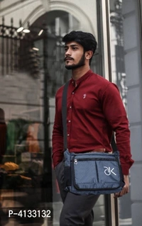 ADK Dark Blue color Silng-Messenge Bag-