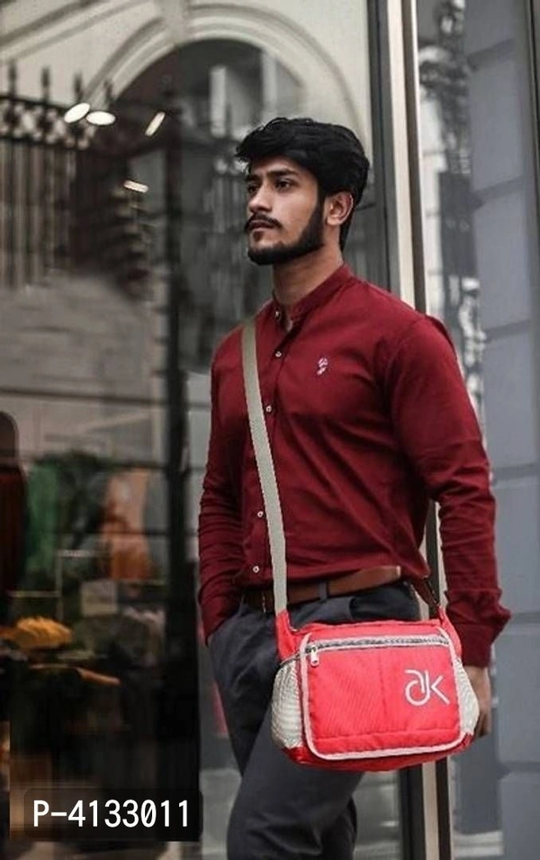 ADK Red color Sling-Messenger Bag-AD-BAG-001