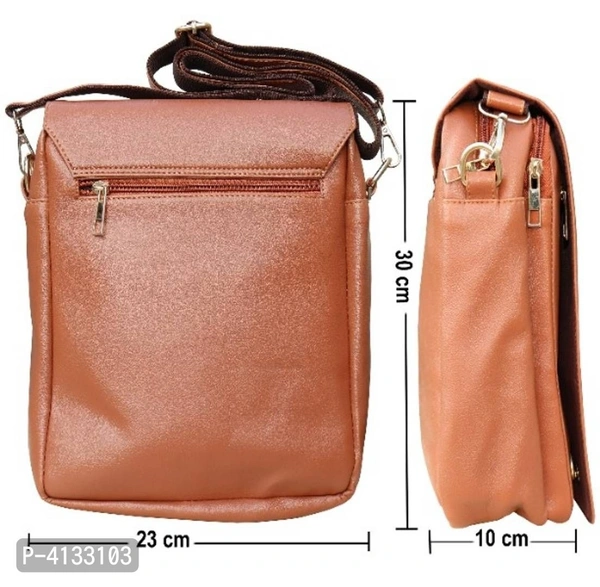ADK Tan color Silng-Messenge Bag-AD-BAG-003