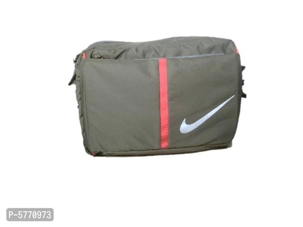 Cross Body Messenger Bag PEACH Color Polyester