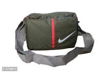 Cross Body Messenger Bag PEACH Color Polyester