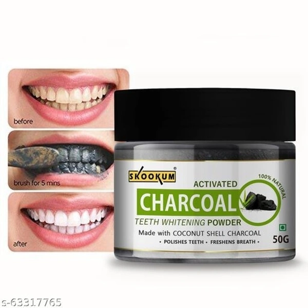 Skookum Activated Charcoal Powder Teeth Whitening Powder