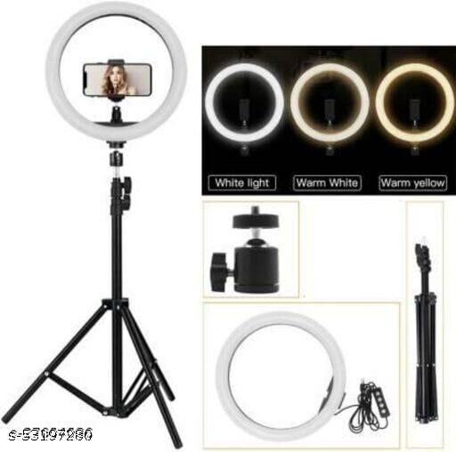Buy Beauty LED Ring Light Dimmable Selfie Light Kit Makeup Photography  Lighting Mini Circle Desktop Lamp Light with Cellphone Holder for YouTube  Videos/Photo/Streaming/Instagram Online at Low Price in India | UNIQUE  BRIGHT