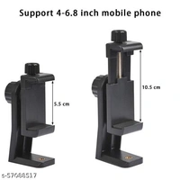 Rhymestore® Tripod Mount Adapter| Tripod Mobile Holder|Tripod Phone Mount| Smartphones Clip Clipper 360 Degree for Taking Magic Video Shots & Pictures.