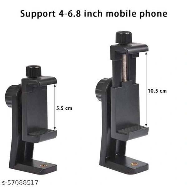 Rhymestore® Tripod Mount Adapter| Tripod Mobile Holder|Tripod Phone Mount| Smartphones Clip Clipper 360 Degree for Taking Magic Video Shots & Pictures.