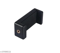 Rhymestore Universal Monopod Holder Clip for Mobile Camera Holder and Tripod Mount Holder- Black