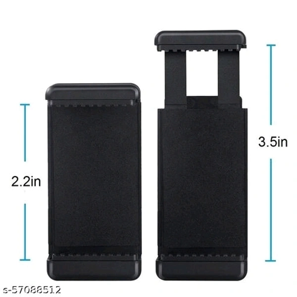 Rhymestore Universal Monopod Holder Clip for Mobile Camera Holder and Tripod Mount Holder- Black