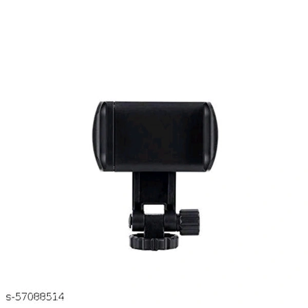 Rhymestore® 360 Universal Multifunctional Mobile Holder Clip for All Mobile Camera Holder and Tripod Mount Holder - Black