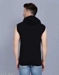 Men's Casual Hooded Tshirt - M