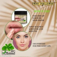 INDO CHALLENGE Lip Scrub For Lightening and Brightening Dark Lips