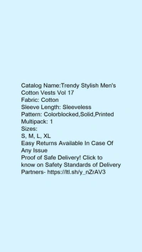 Stylish Men's Cotton T-Shirt - S