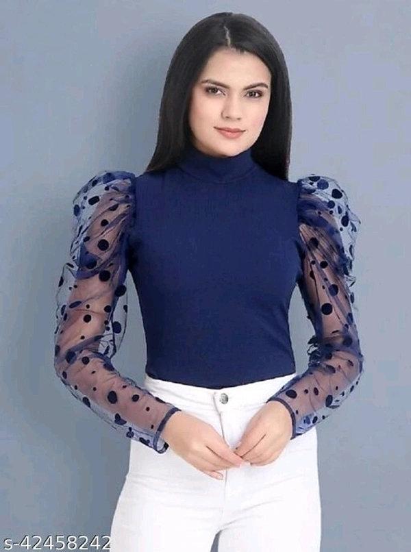 Trendy Retro Women Tops & Tunics - M