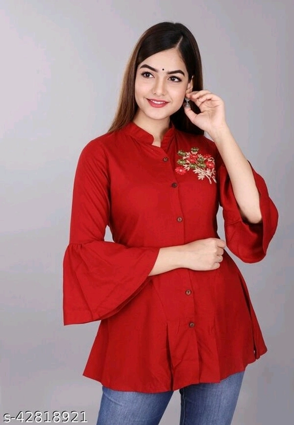 Stylish Partywear Women Tops & Tunics - L