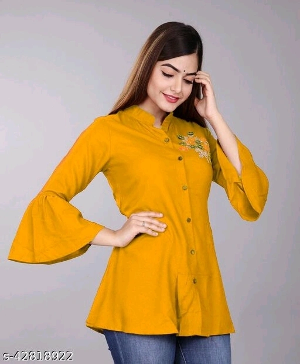 Classy Elegant Women Tops & Tunics - S