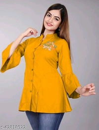 Classy Elegant Women Tops & Tunics - L