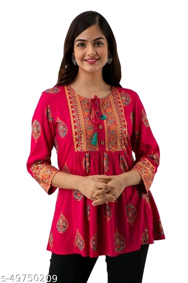 DMP318 PINK PRINTED TOP - XXL