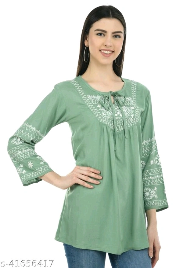 Fancy Retro Women Tops & Tunics - XL