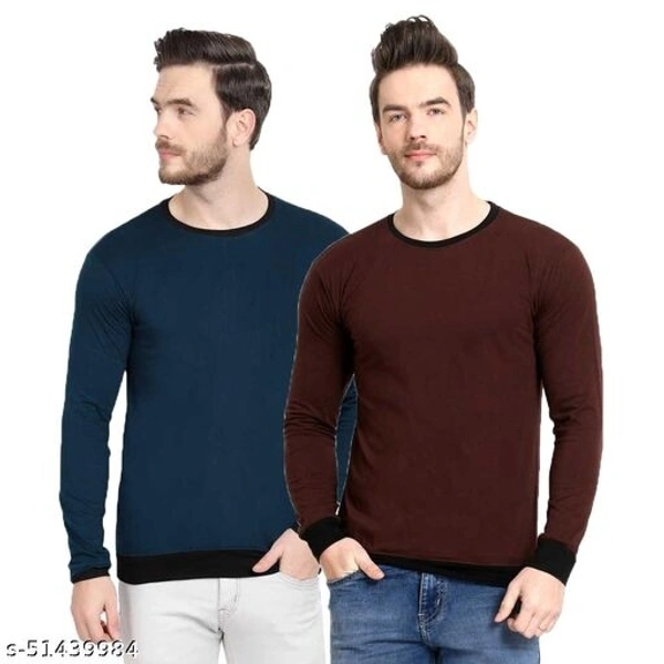 Trendy Designer Men Tshirts Pack Of 2 - XL