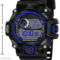 New Digital RTK701 Blue Ring Sports Watch Get Square Led Watch Free Watch For Boys