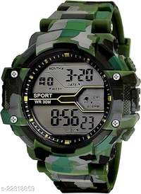 New Digital RTK702 Straight green Sports Watch Get Square Led Watch Free Watch For Boys