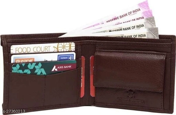 Trendy Men's Brown Wallet