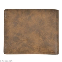 LOREM Men Brown Synthetic leather Bi-Fold Wallet - WL24