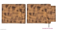 LOREM Men Brown Synthetic leather Bi-Fold Wallet - WL21