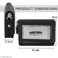 Lucky Gifts 9 Slots Leather Credit Card Holder Wallet for Men & Women