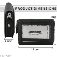 Lucky Gifts 9 Slots Leather Credit Card Holder Wallet for Men & Women