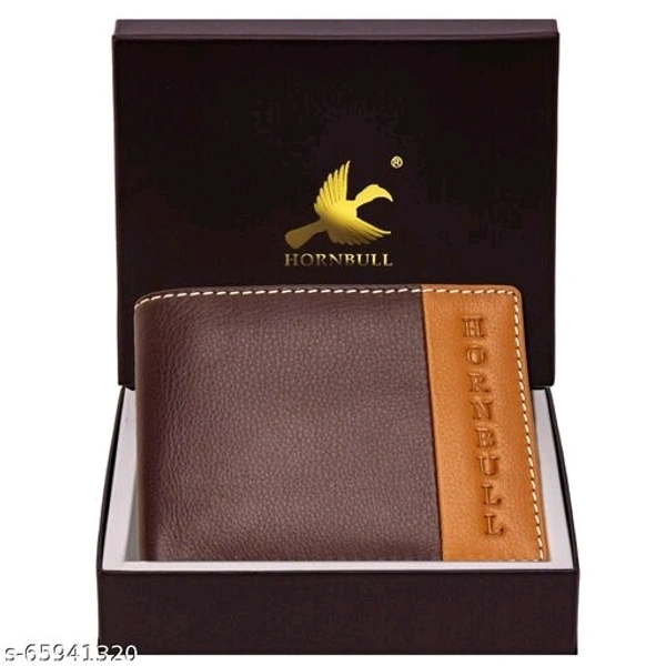 Hornbull Taylor Brown Mens Leather Wallet – Premium Quality Leather Wallet for Mens & RFID Blocking Genuine Leather Mens Wallet