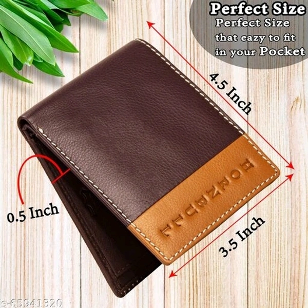 Hornbull Taylor Brown Mens Leather Wallet – Premium Quality Leather Wallet for Mens & RFID Blocking Genuine Leather Mens Wallet
